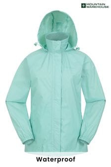 أخضر متوسط - Mountain Warehouse Pakka Ii Womens Waterproof Jacket (B16184) | 19 ر.ع