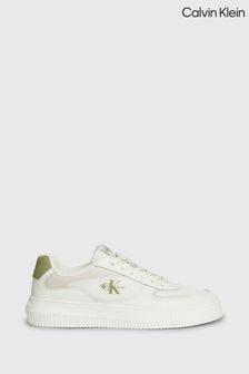 Calvin Klein White Chunky Cupsole Sneakers (B16212) | 544 QAR