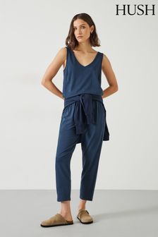 Hush Cropped Jersey Jumpsuit