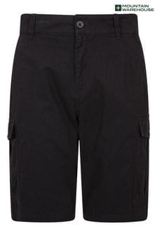 Mountain Warehouse Black Mens Lakeside Cargo Shorts (B16592) | Kč1,030