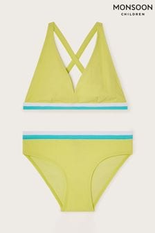 Monsoon Green Colourblock Bikini Set (B16798) | €32 - €35