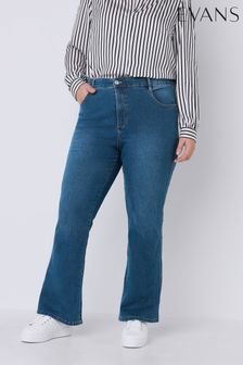 Evans Blue Bootcut Jeans (B16829) | kr660