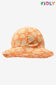 KIDLY Orange Floppy Swim Hat
