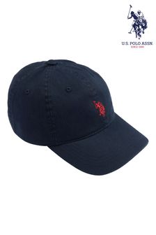 أزرق داكن - قبعة كاجوال باهتة رجالي من U.s. Polo Assn. (B17279) | 111 د.إ