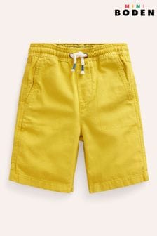 Boden Yellow Pull-On Drawstring Shorts (B17956) | KRW44,800 - KRW49,100