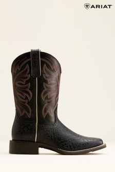 Ariat Buckley Western Black Boots (B20124) | $223