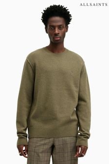 AllSaints Green Statten Crew Jumper (B20539) | $170