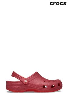 Red clog sandals top