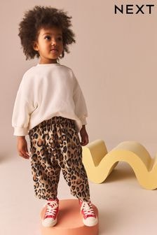 Animal Leopard Print Textured Podgey Trousers (3mths-7yrs) (B20723) | $15 - $19