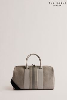 Ted Baker Grey Evyday Striped PU Holdall Bag (B20827) | LEI 597