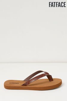 FatFace Natural Emmy Lasercut Flip Flops (B21003) | MYR 150