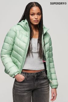 Superdry Green Hooded Fuji Padded Jacket (B21380) | €152