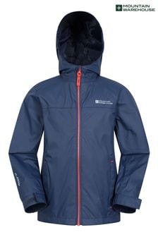 Albastru - Jachetă impermeabilă pentru copii Mountain Warehouse (B21461) | 209 LEI