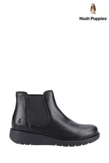 Hush Puppies Leonie Ankle Black Boots (B21527) | $143