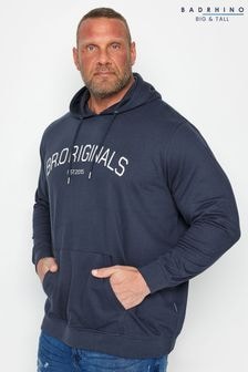 BadRhino Big & Tall Navy Blue 100% Cotton Originals Hoodie (B21626) | $58