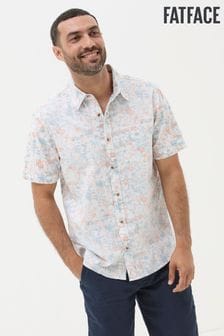 FatFace White Sketchy Hibiscus Print Shirt (B22168) | $104