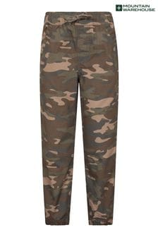 Mountain Warehouse Green Camo Kids Trousers (B22353) | kr312