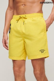 Superdry Yellow Recycled Polo 17 Inch Swim Shorts (B22389) | €58