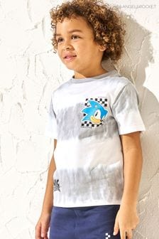 Angel & Rocket Grey 100% Cotton Sonic Tie Dye T-Shirt (B22469) | $29 - $36