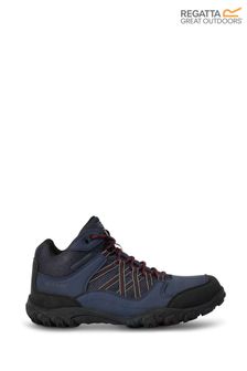 Niebieski - Wodoodporne buty trekkingowe Regatta Edgepoint Mid  (B22506) | 395 zł