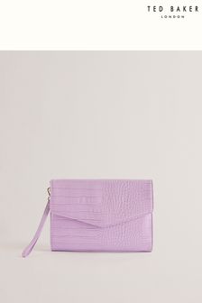 Ted Baker Crocey Croc Effect Envelope Pouch