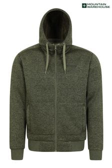 Grün - Mountain Warehouse Herren Nevis Kapuzensweatshirt mit Fleece-Futter (B22597) | 98 €