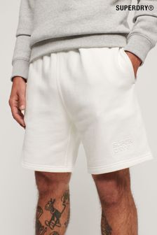Superdry White Sportswear Embossed Loose Shorts (B22853) | €58