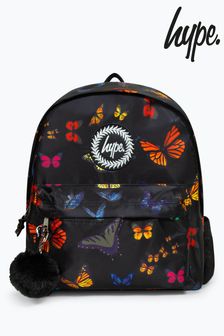 Hype. Winter Butterfly Black Backpack (B22894) | OMR16