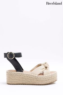 River Island Pink Espadrille Sandals (B22954) | €53