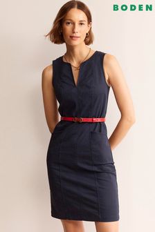 Boden Blue Helena Chino Short Dress (B23055) | €109