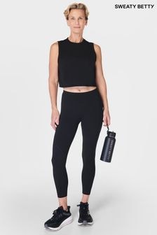 Sweaty Betty Black 7/8 Length Power Workout Leggings (B23215) | $151