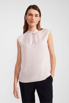 Hobbs Pink Carys Blouse (B23473) | AED383