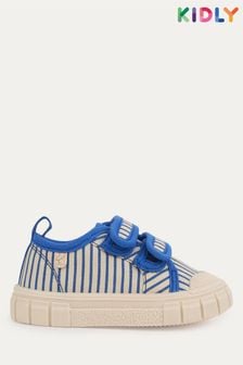 KIDLY Stripe Canvas Trainers