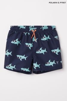 Polarn O Pyret Blue Sealife Print Swim Shorts (B23910) | €34