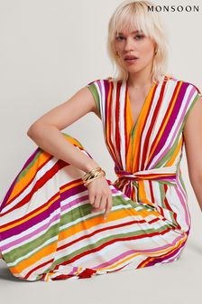 Monsoon Elise Stripe Maxi Dress (B23968) | 533 د.إ