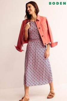 Boden Pink Amelie Jersey Midi Dress (B24124) | AED388
