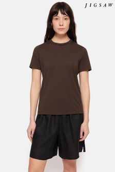 Jigsaw Supima Cotton Crew Neck T-Shirt (B24243) | $48