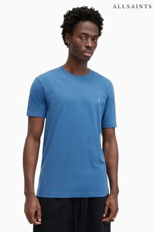 AllSaints Blue Brace Short Sleeve Crew Neck T-Shirt (B24318) | 223 SAR