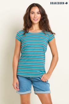 Brakeburn Blue Bridport Stripe T-Shirt (B24611) | KRW61,900