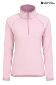 Mountain Warehouse Pink Womens Montana Microfleece Top (B24793) | $43