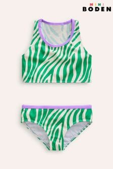 Boden Green Racerback Bikini Set (B24800) | HK$236 - HK$278
