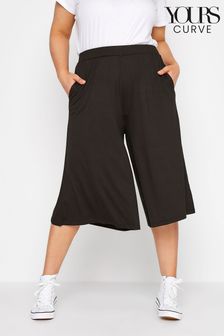 Yours Curve Black Jersey Culottes (B24807) | €49
