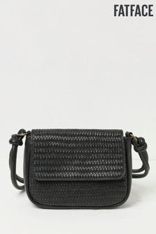 FatFace Black Alexia Woven Shoulder Bag (B24879) | R1,650