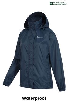 Mountain Warehouse Blue Womens Pakka Waterproof Jacket (B25266) | kr532