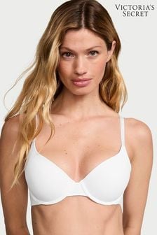 Victoria's Secret White Logo Strap Demi Lightly Lined Bra (B25547) | kr950