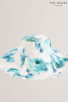 Ted Baker White Floral Printed Fiionn Beach Hat (B25860) | HK$463