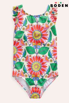 Boden Green Frill Crossback Swimsuit (B26049) | $39 - $46