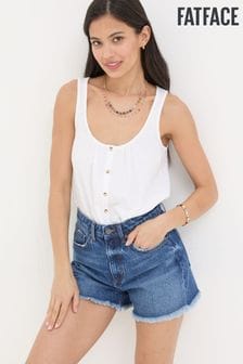 FatFace Flora White Vest (B26210) | $46