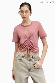 AllSaints Pink Gigi T-Shirt (B26389) | 223 QAR