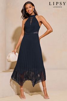Lipsy pleated dress discount